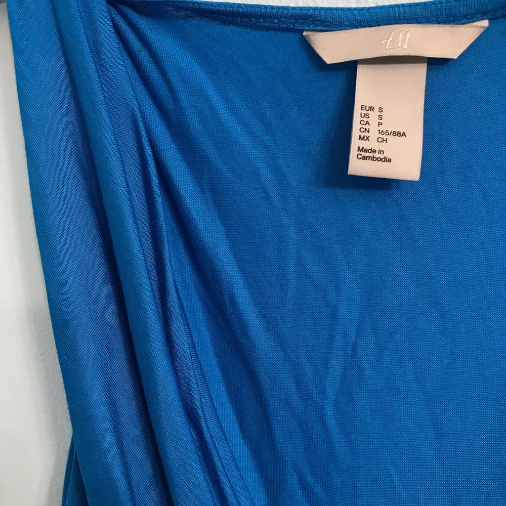H&M Worn Once Blue Top Small - Picture 3 of 4